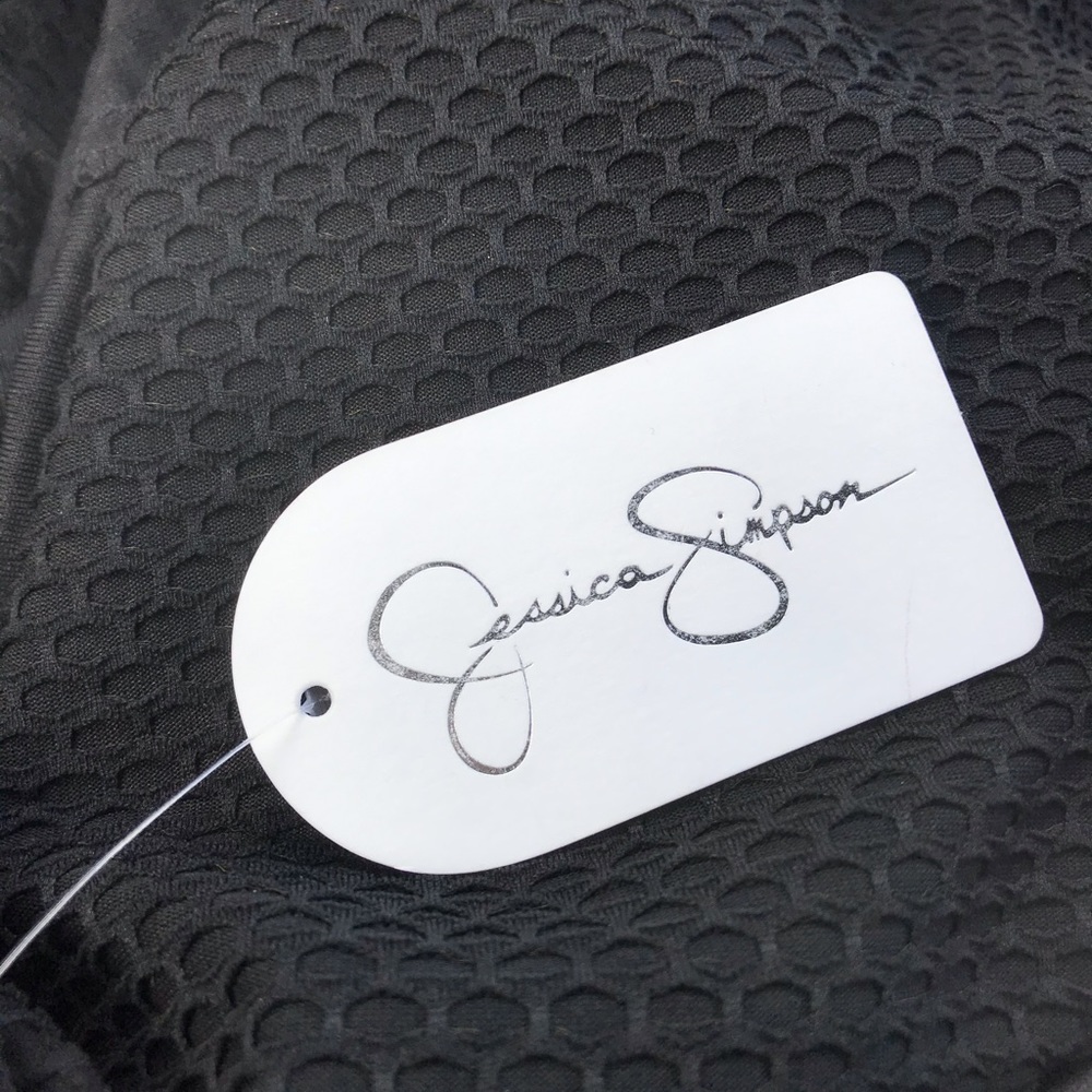 NWT Jessica Simpson black fit & flare dress - Picture 2 of 6